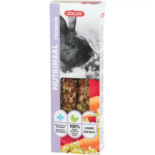 Sticks aux légumes pour lapin Zolux Nutrimeal - 110 g