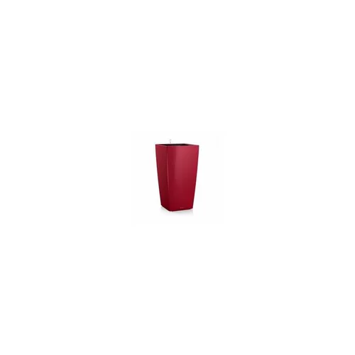 Pot à réserve d'eau Cubico Rouge scarlet L.30x30 x H.56 cm