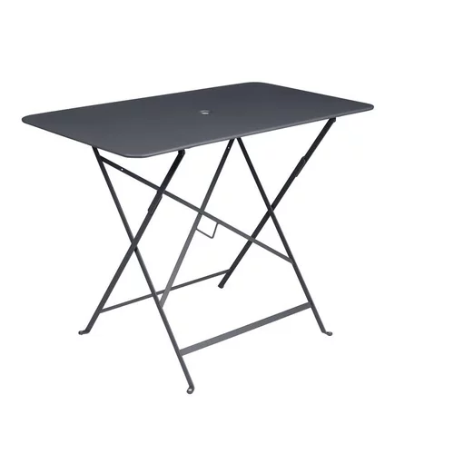 Table pliante en acier coloris carbone Bistro Fermob - 97 x 57 x 74 cm