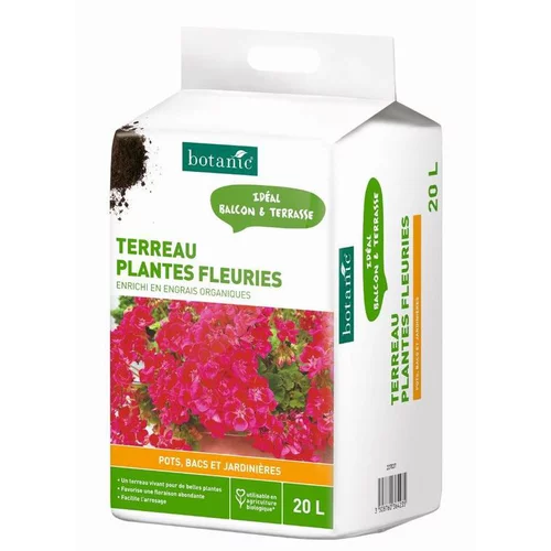 Terreau plantes fleuries botanic® - 20 L