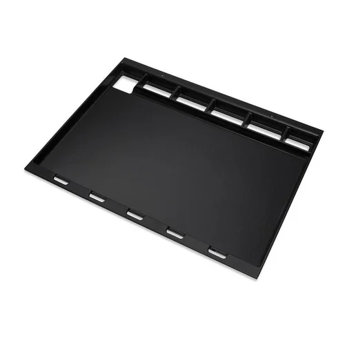 Plancha grand format pour Spirit 3 brûleurs coloris noir en fonte émaillée Weber - 3 x 44 x 57,5 cm