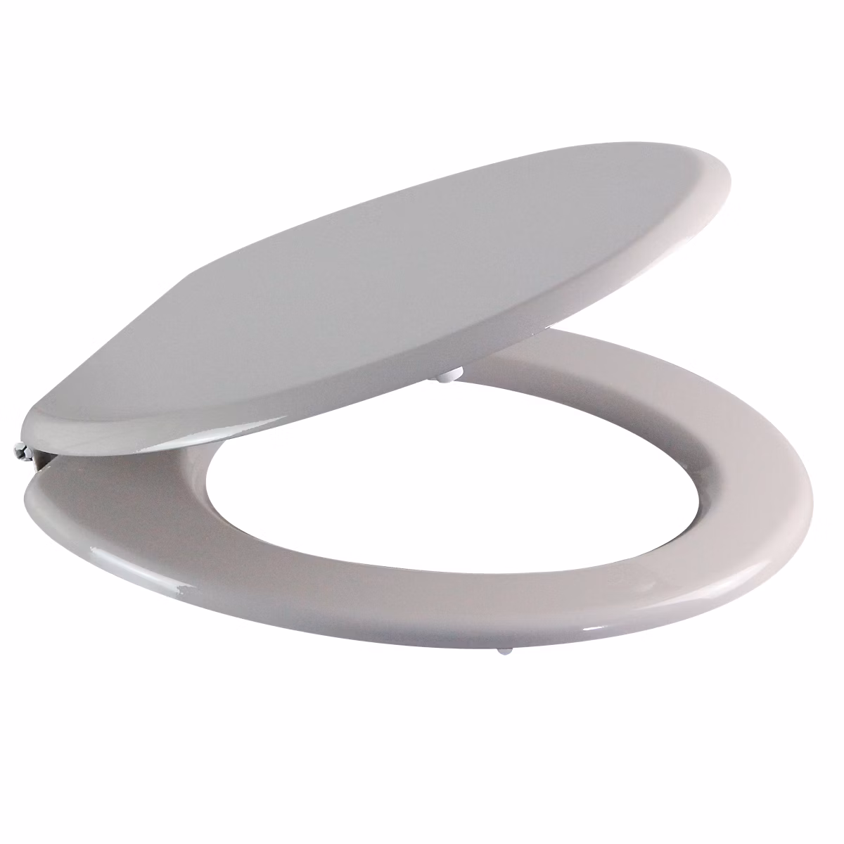 Abattant WC Palmi taupe en bois moulé GoodHome | WC