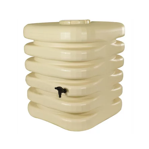 Récupérateur à eau cubique 1000 L beige