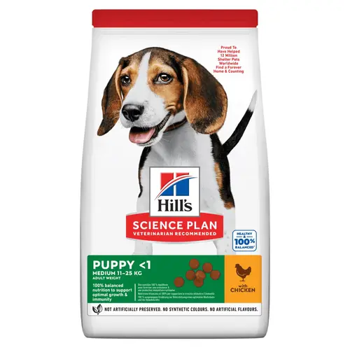 Croquette pour chiot au poulet Hill's - 12 kg