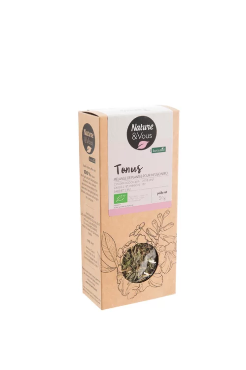 Infusion bio mélange tonus Nature & Vous – 50 g