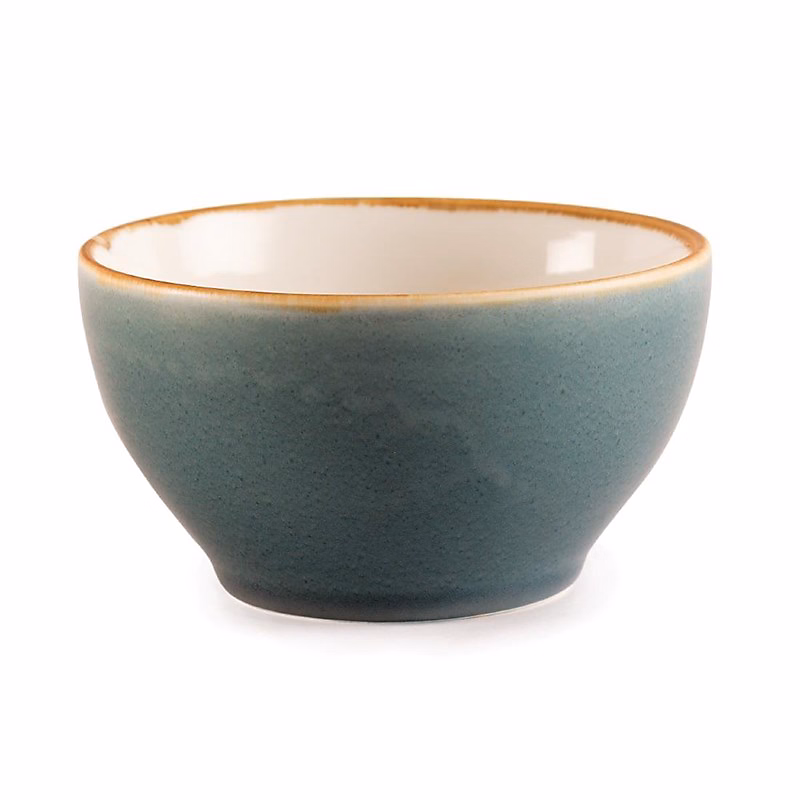 Bol rond couleur océan Kiln Olympia 140mm – Boite de 6