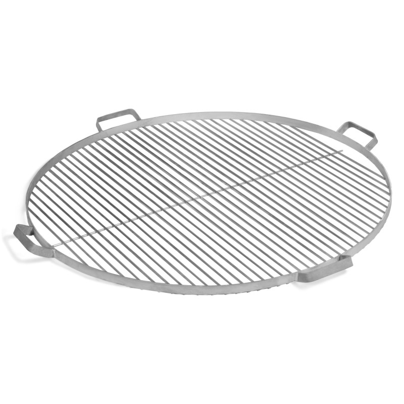 Grille de cuisson en acier inox 60 cm avec 4 poignées à poser sur Brasero - Réf 111284