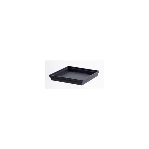Soucoupe Toscane carrée Gris Anthracite L32,6x l32,6x H4,9 cm