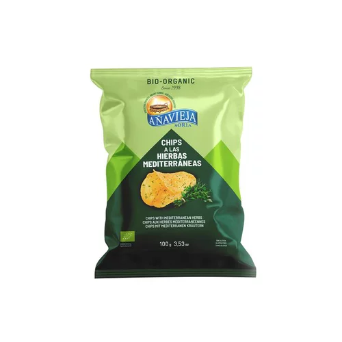Chips herbes méditerranéennes bio Anavejia - 100 g