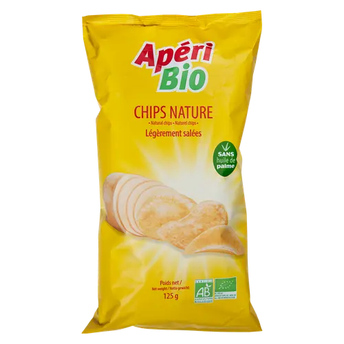 Chips nature bio Apéri Bio - 125 g
