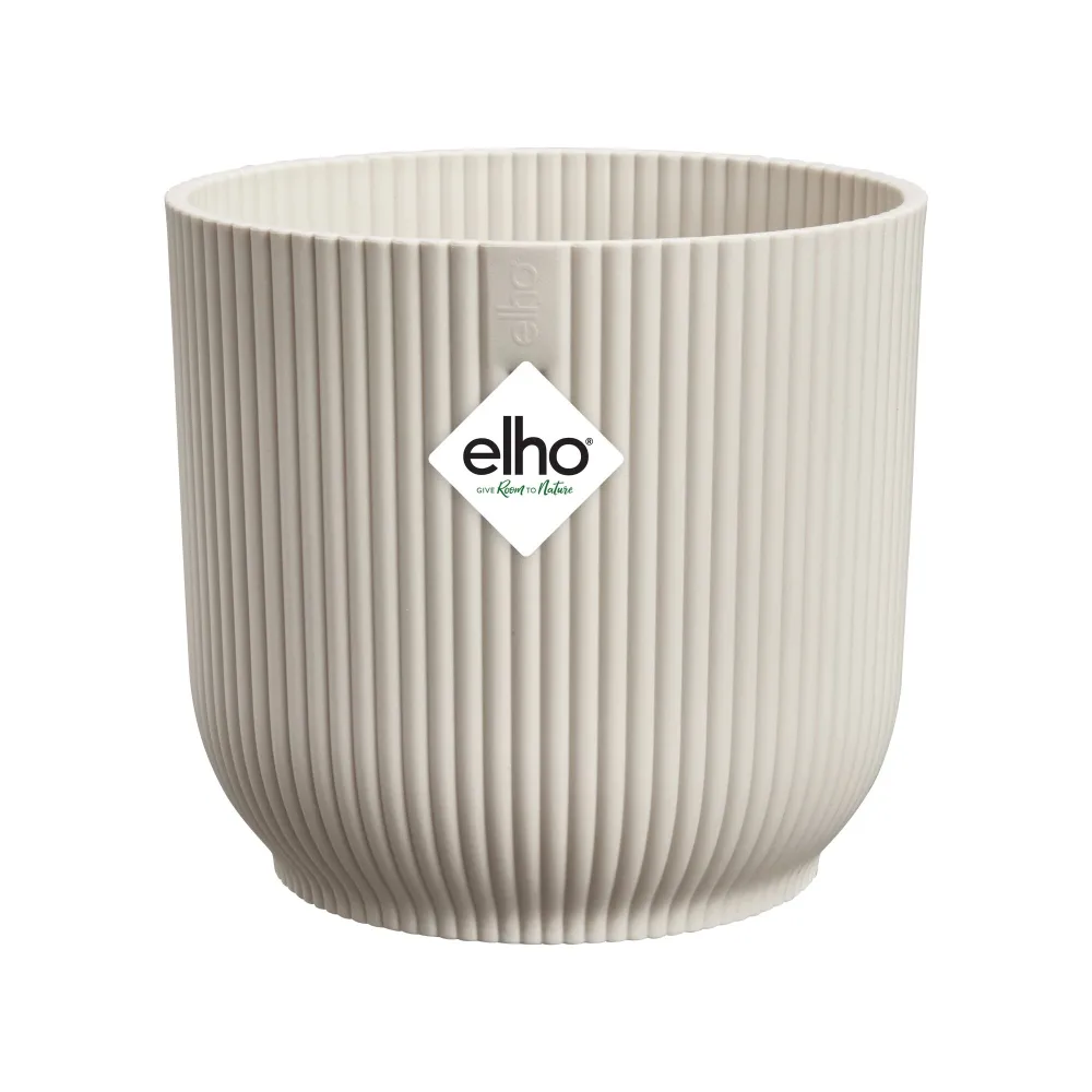 Cache-Pot Vibes fold rond Blanc lin ELHO