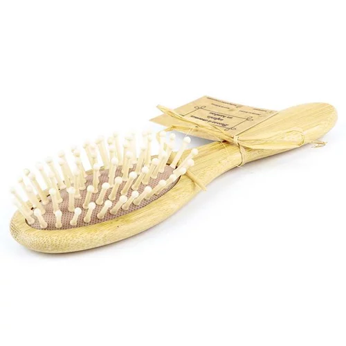 Brosse à cheveux enfant coloris beige en bambou Cap Bambou - 60 g