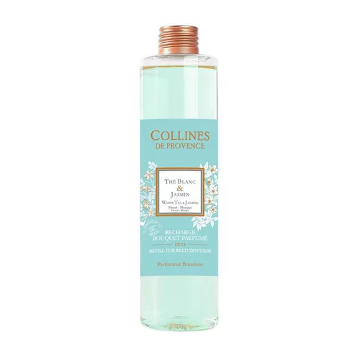 Recharge bouquet parfumé senteur thé blanc jasmin Collines de Provence - 200 ml