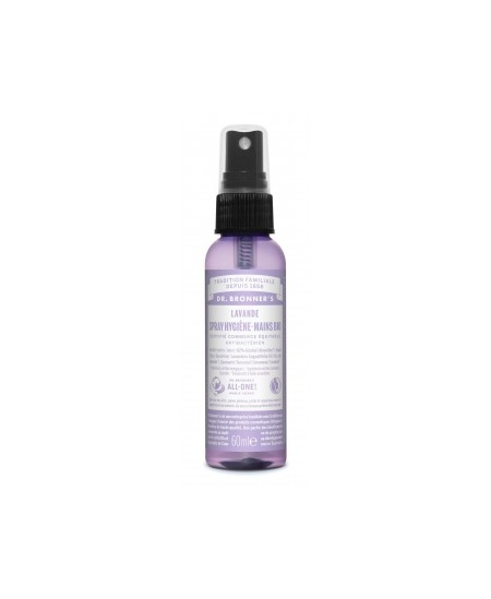 Dr Bronners - Spray hygiénique naturel à la Lavande - 60 ml