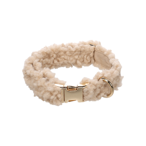 COLLIER POUR CHIEN 'POOKIE' FLAMINGO® - BEIGE - S
