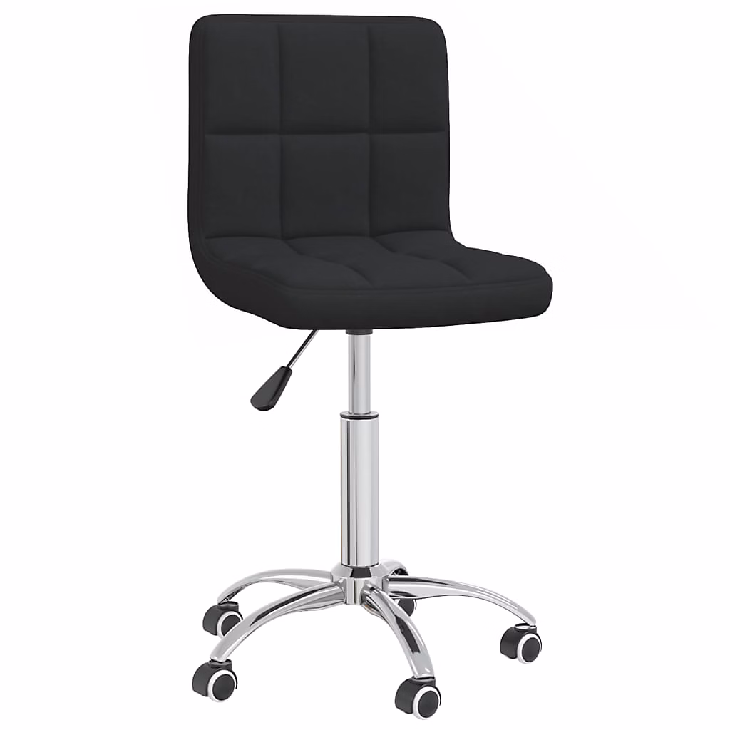 Aménagement bureau – Chaise pivotante de bureau Noir Tissu vidaXL