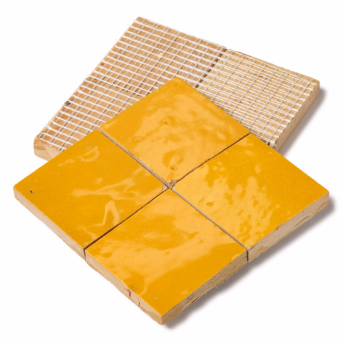 Echantillon couleur Zellige Jaune Moutarde – RO'MA NATURE