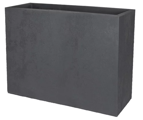 Bac en polypropylène gris anthracite Eda Loft L Basalt - 78,5 x 29,5 x 60 cm
