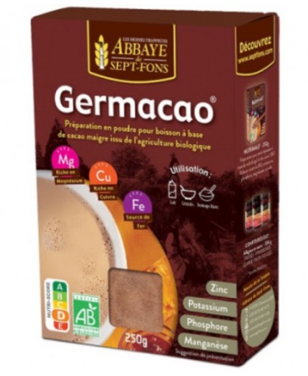 Abbaye de Sept Fons - Germacao Petit déjeuner au cacao - 250 gr