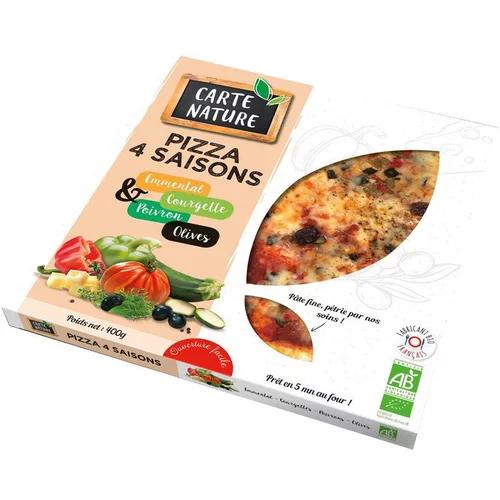 Pizza 4 saisons Carte Nature - 400 g