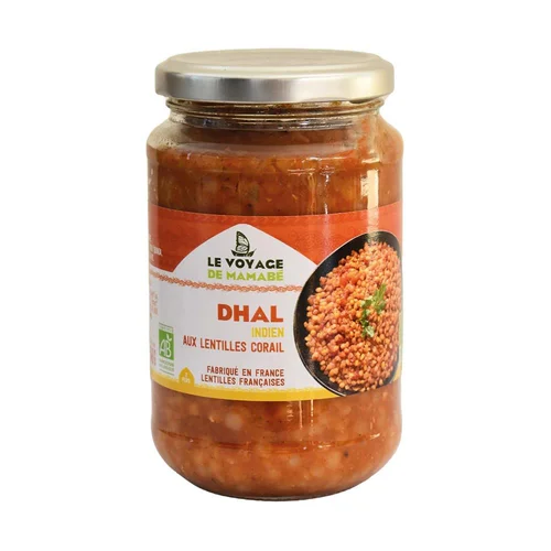 Dhal de lentilles corail bio Le voyage de Mamabé - 340 g