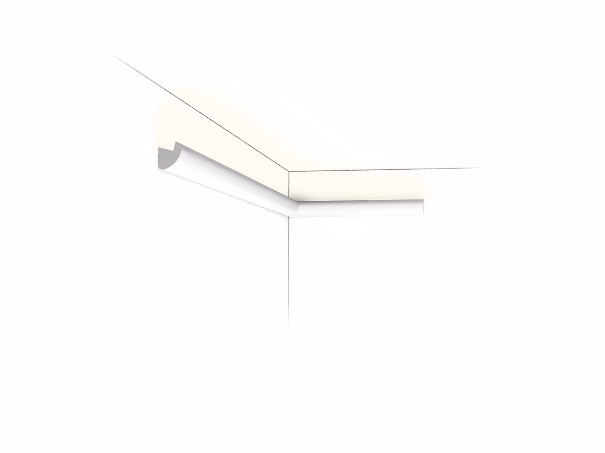 CX188 Corniche pour éclairage indirect Orac Decor | 3 – 4x3 – 4 × 200cm (h x p x L) – moulure décorative polymère A l'unité