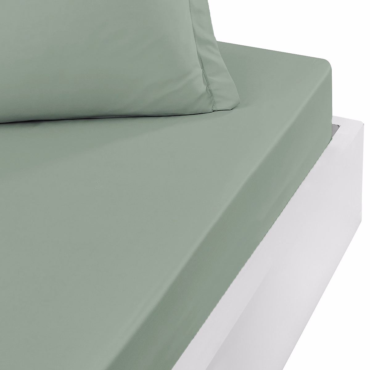 Drap housse bonnet 40 cm en percale coton PLUSSauge 80 × 200 cm SOFT PERCALE