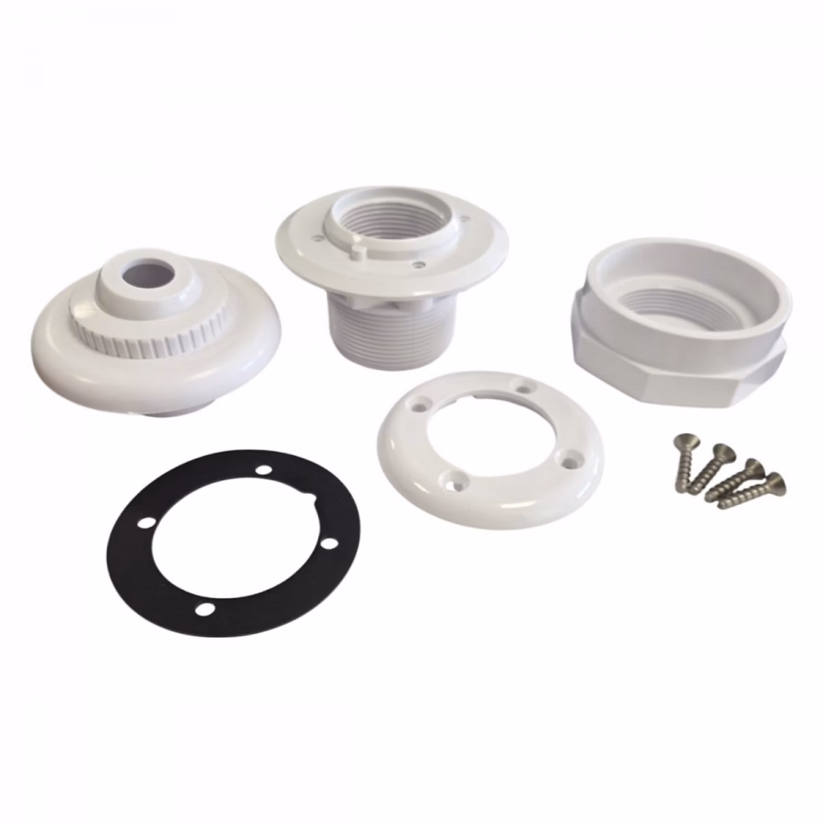 Buse de refoulement pour piscine liner rotule 19 mm – Blanc, SP1408E19D, Hayward