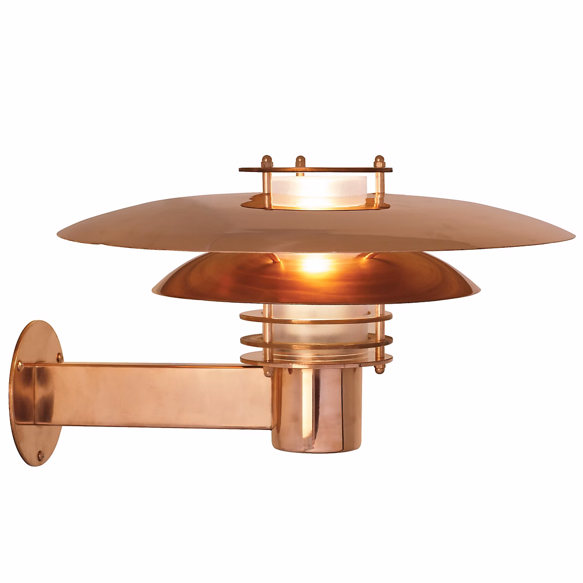 Applique murale luminaire PHOE Cuivre Cuivre H. 22 IP54 Nordlux-Extérieur – Réf. UNICZVZHQ7503384992