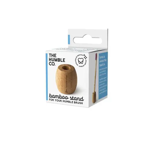 Porte brosse à dents coloris beige en bambou