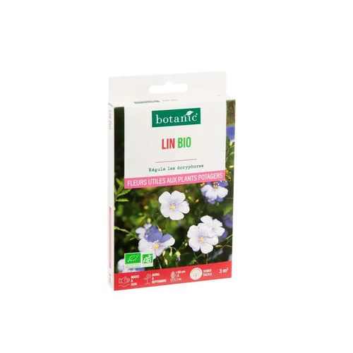 Lin bio botanic® - graines à semer (3 m²)