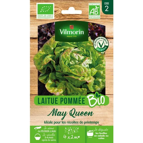 Graines de laitue may queen bio Vilmorin - graines à semer