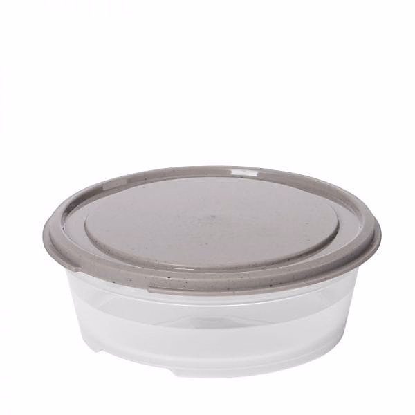 Boite plastique alimentaire ronde de 0 – 3 à 0,6 litre, 0,3 Litre