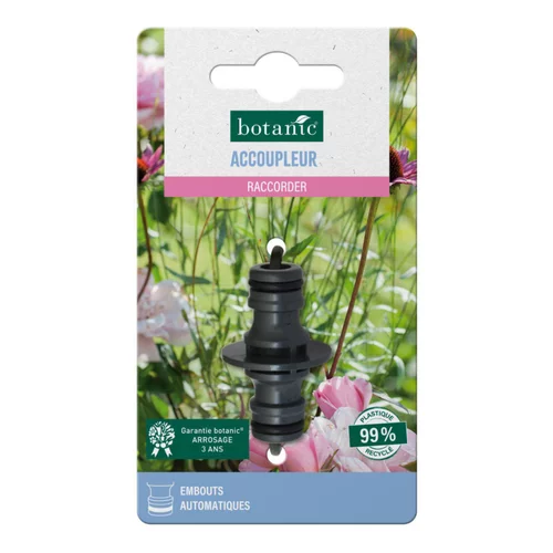 Accoupleur botanic® noir avec embouts automatiques