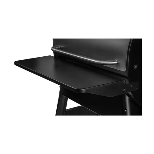 Tablette rabattable noire en acier pour barbecue Traeger - 63 x 29 x 8 cm