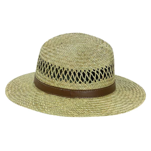 Chapeau de paille camberra beige pour homme taille 56