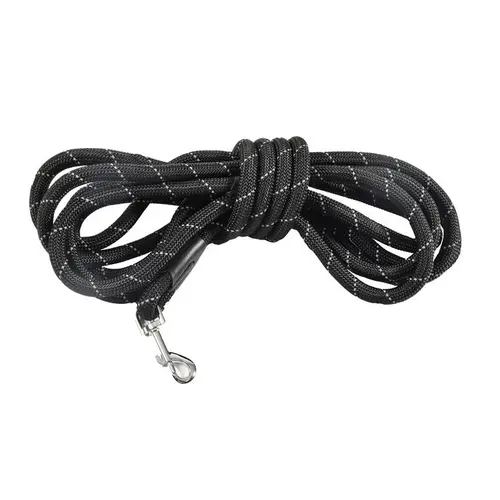 Longe ronde coloris noir Bobby - 10 m