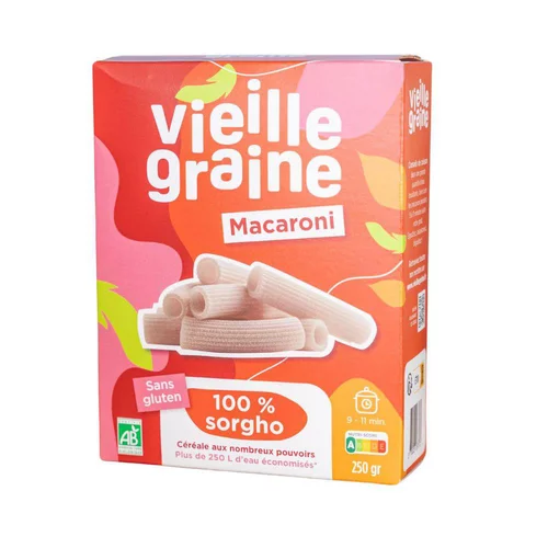 Macaroni sorgho Bio Vieille Graine - 250 g