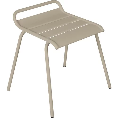 Tabouret coloris jaune en acier Monceau Fermob