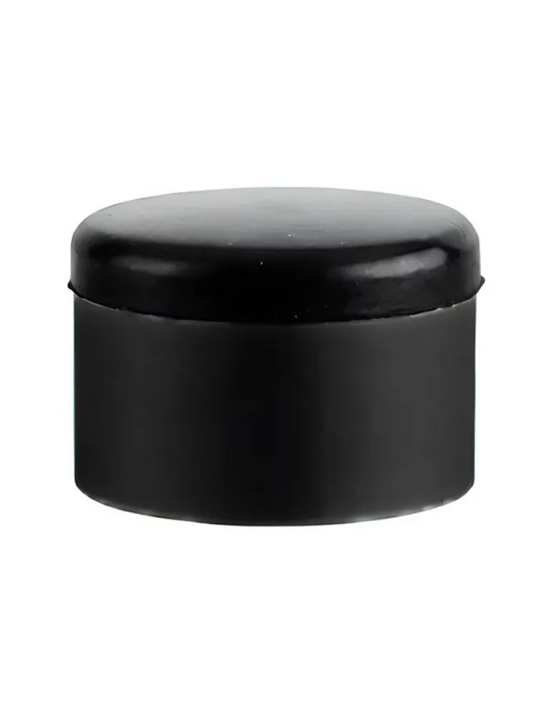 Butoir à visser – fixation au sol | aluminium | bague caoutchouc | diamètre 40 × 29mm | noir | THIRARD