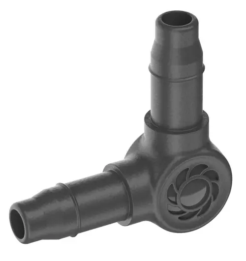 Jonction en L 3/16 Easy & Flexible coloris noir boîte de 20 Gardena - 4,6 mm