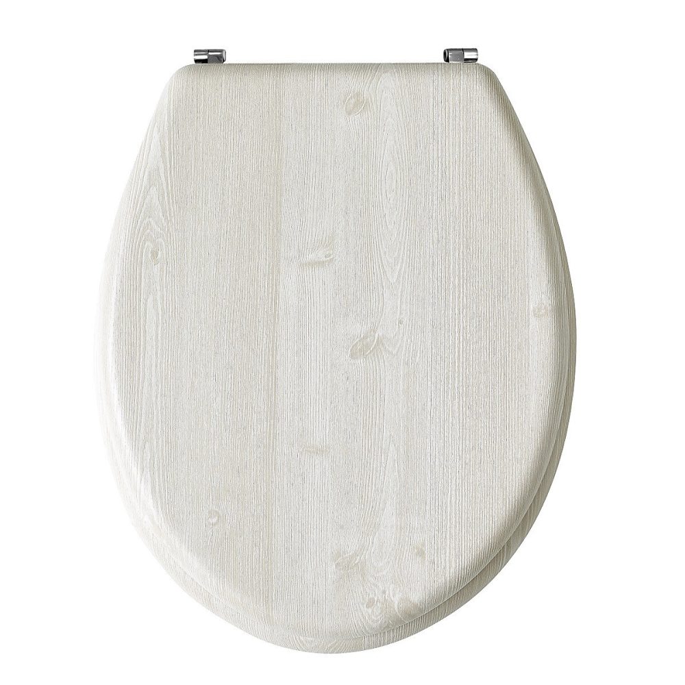 Abattant WC effet bois 43 × 36 × 4cm