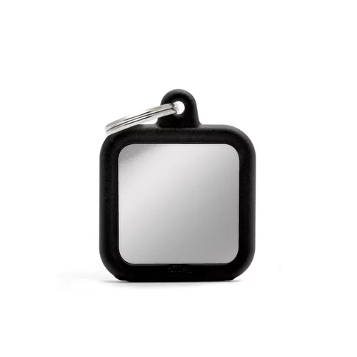 Médaille hushtag carré métallisé en aluminium
