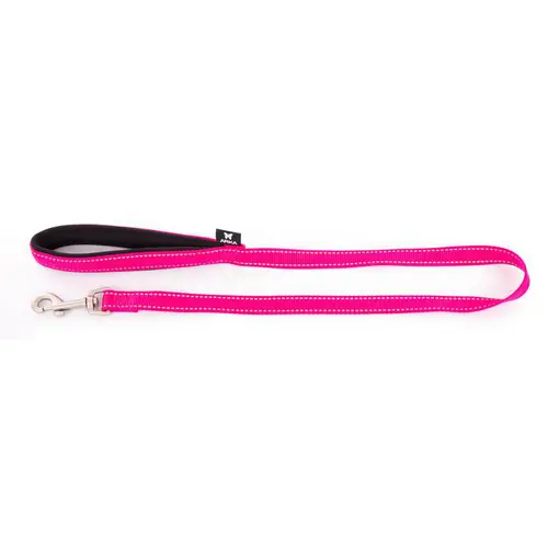 Laisse Neo+ pour chien coloris rose 2x100 cm