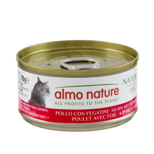 Pâtée pour chat HFC Jelly au poulet et foie Almo Nature - 70 g