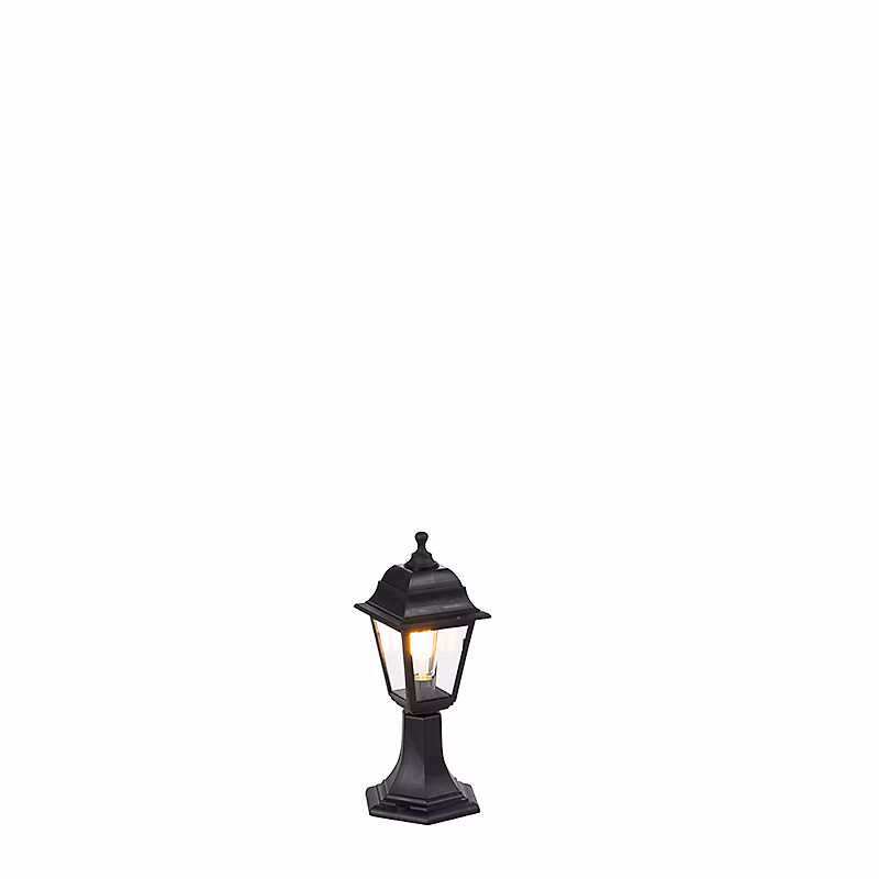 Borne d'extérieur classique noire 44 cm IP44 – Capital