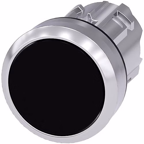 Bouton – poussoir à rappel 22 mm SIRIUS ACT 3SU1050 | 0AB10 | 0AA0 | noir | IP66/IP67/IP69K