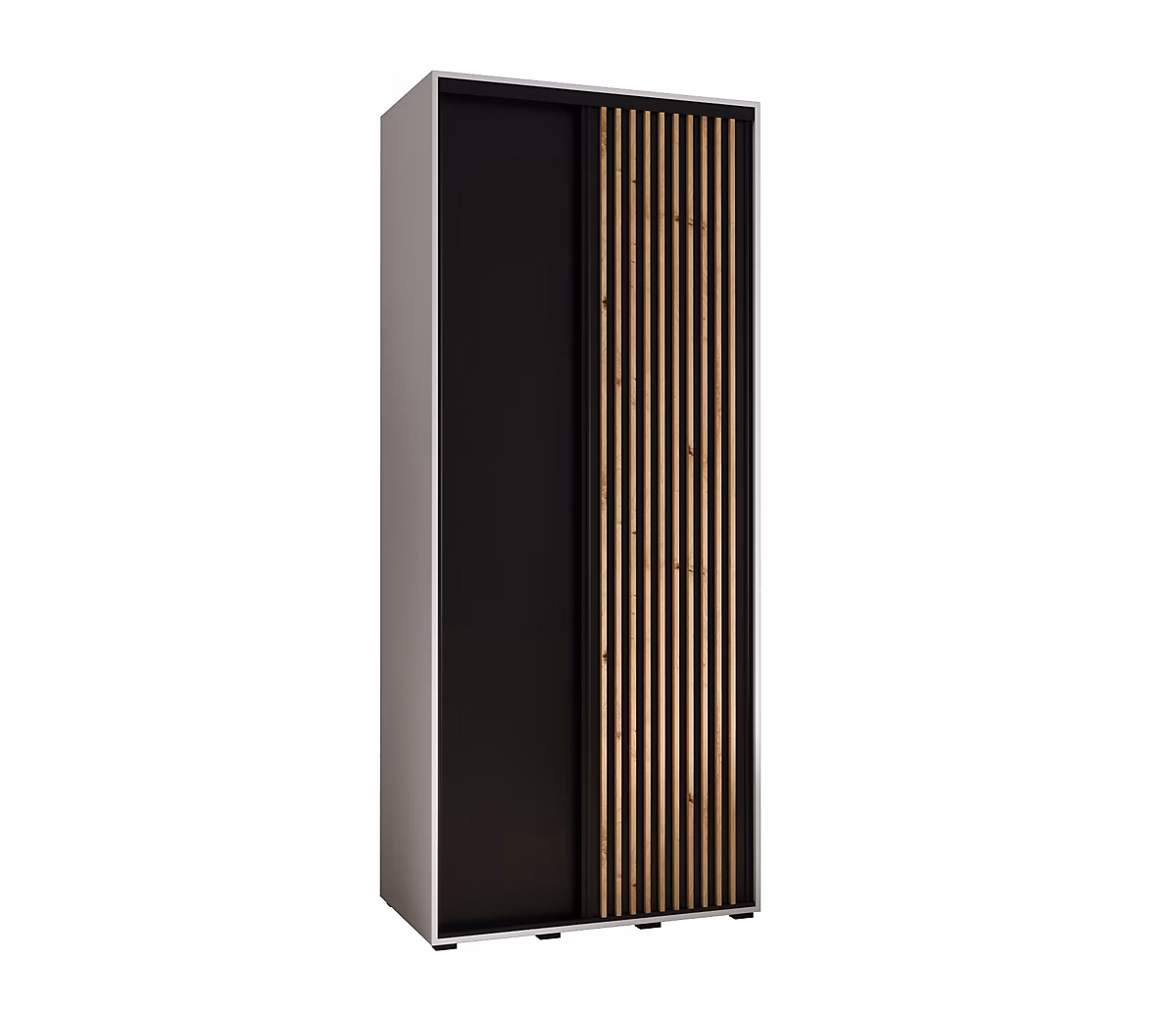 Armoire Lanko 1 a portes coulissantes H. 235 – 2 x L. 110 x P. 60 2 portes