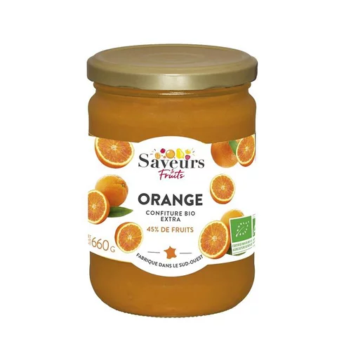 Confiture Extra d’orange bio - 660 g
