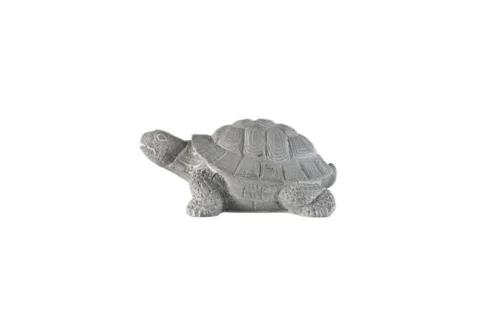 Tortue en ciment gris Pot&Déco - 13 x 9 x 7,5 cm